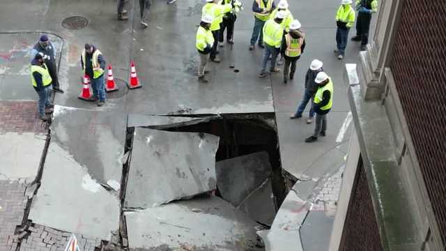 City officials say repairs for downtown Omaha sinkhole will start soon