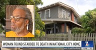 Man came home to find his wife of 35 years fatally stabbed and the suspect in his house