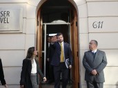 Johannes Kaiser inscribió en el Servel su candidatura presidencial por el Partido Nacional Libertario