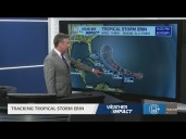 Weather Impact Update at 9 pm | Tracking Tropical Storm Erin