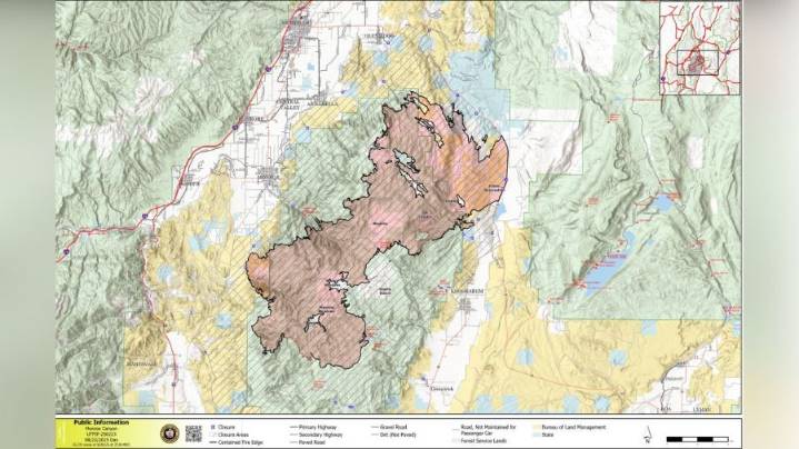 Some areas burned by the Monroe Canyon Fire at risk for flash floods