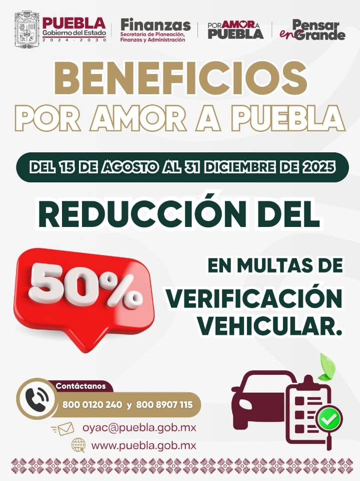 Promueve Gobierno del Estado programa de beneficios Por Amor a Puebla