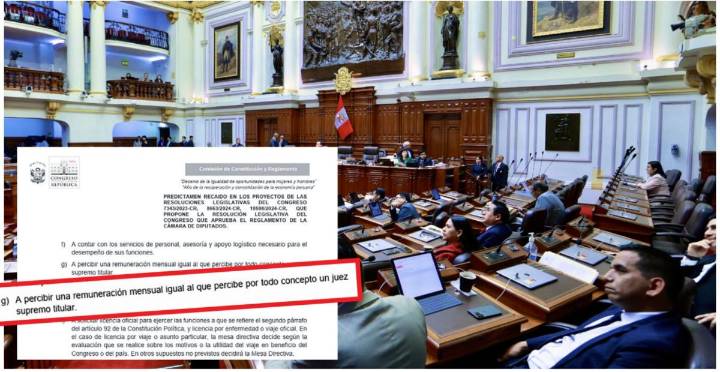 Senadores y diputados del Congreso bicameral ganarían más de S/34 mil