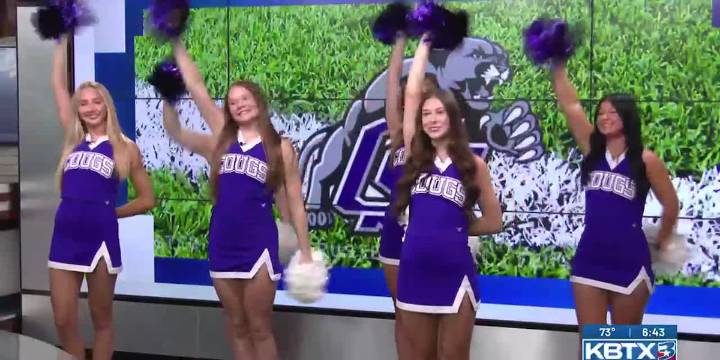 College Station High cheer team joins BVTM for Spirit Week
