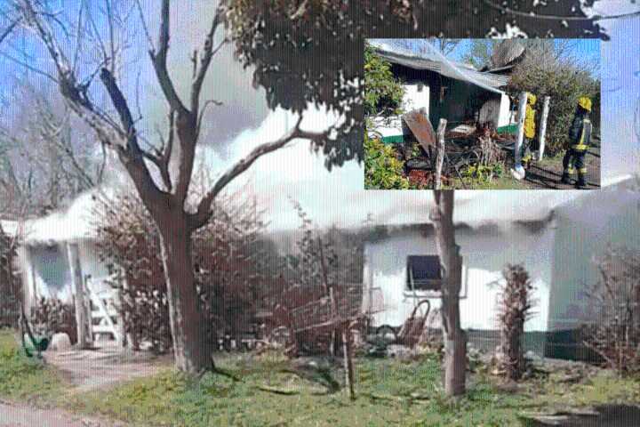 Incendio destruyó una casa en San Jaime Frontera: organizan campaña solidaria