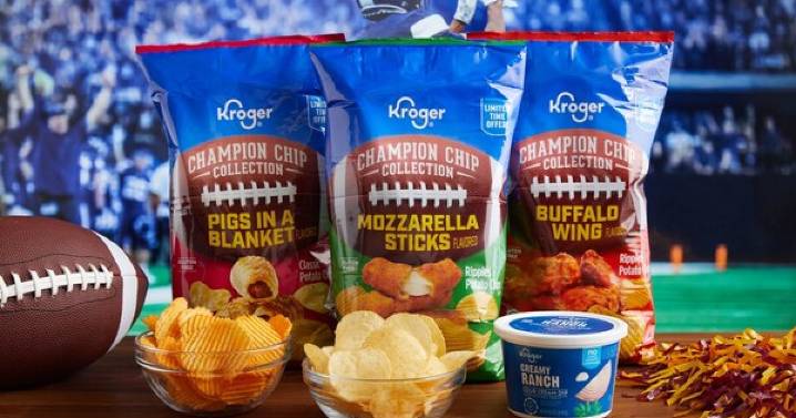 New Kroger chips include flavors like Pigs in a Blanket, Buffalo Wings & more