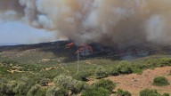Las imágenes del fuego en Tarifa