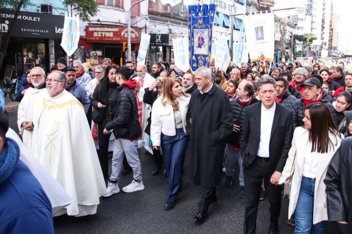 Una multitud conmemoró las Fiestas Patronales de Avellaneda