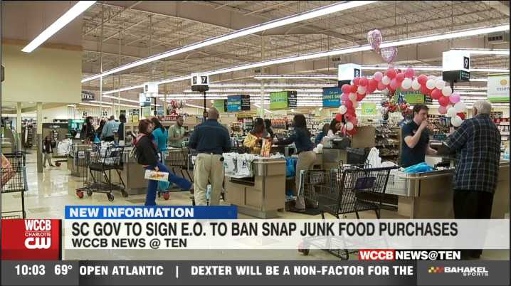 SC Governor wants to limit junk food items eligible for SNAP