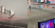 Vuelven a despegar vuelos en el AICM tras tormenta e inundaciones