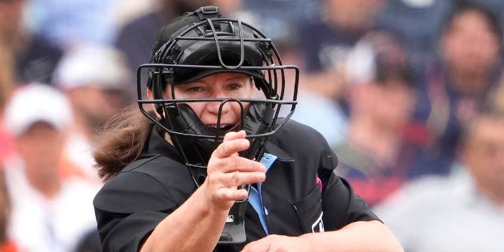 MLB is calling up its first female umpire for Marlins-Braves games at Truist Park this weekend