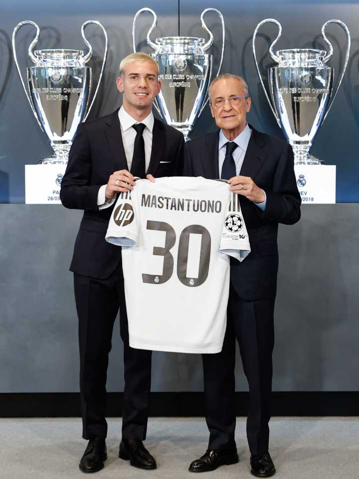 Argentino Franco Mastantuono fue presentado como nuevo jale del Real Madrid