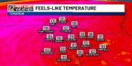 Staying very hot into the weekend