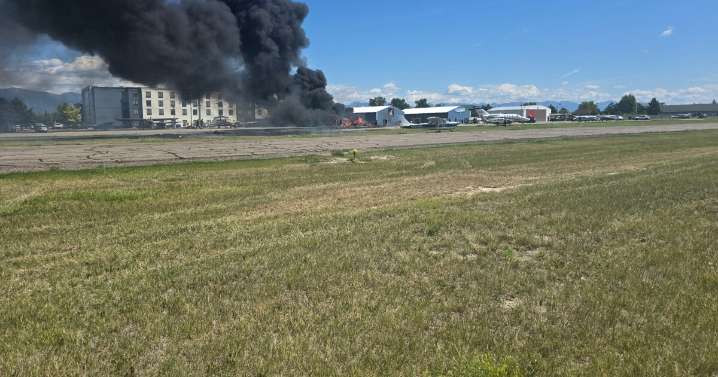 Small plane crashes at Kalispell airport