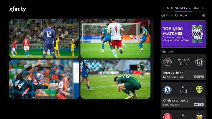 Comcast launches soccer package