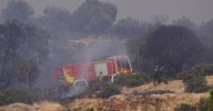Imágenes del incendio originado en la zona del pinar de Alba de Tormes