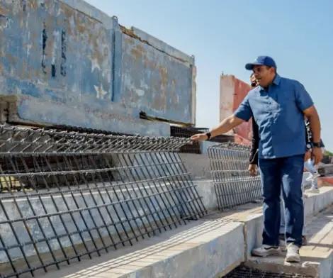Gobernador de Falcón revisa avances de la Ciudad Deportiva de La Vela