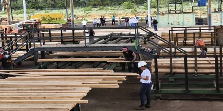 MDO fortalece capacidad productiva en planta de aserrío
