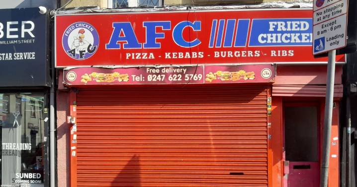 Coventry takeaway with one-star hygiene rating told to make 'major improvements'