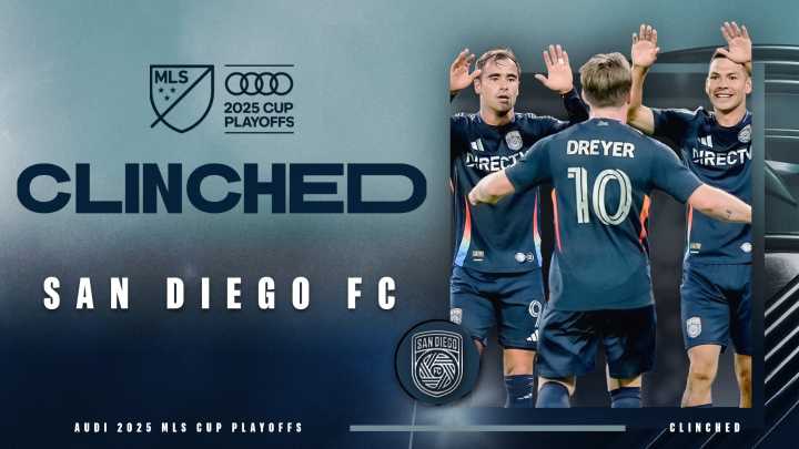 San Diego FC clinch Audi 2025 MLS Cup Playoffs spot