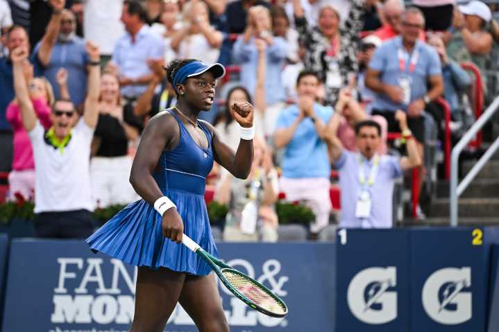 Canadian teen Vicky Mboko pulls off huge upset to make NBO final in Montreal