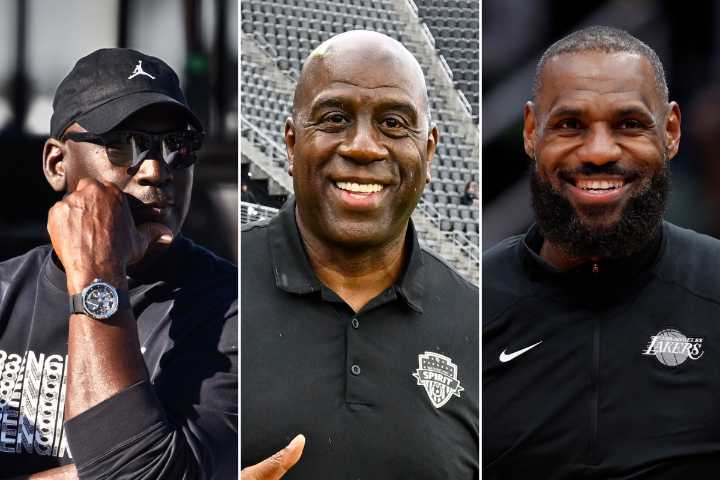 Magic Johnson Clears Stance in Michael Jordan vs LeBron James Debate at Dodgers Event