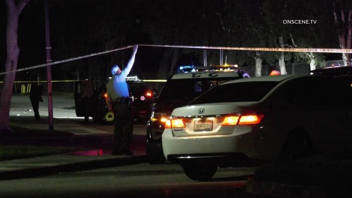 Paramedics in Cerritos Pronounce Two Shooting Victims Dead at Scene