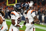 Stidham finds Franklin for pair of touchdowns as Broncos roll over Cardinals 27