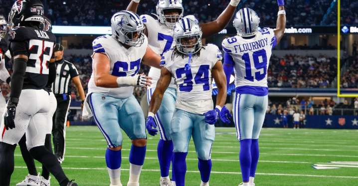 Dallas Cowboys injuries: Rookie RB Jaydon Blue leaves preseason game with right ankle injury