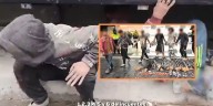 Con video ‘boletearon’ a seis ladrones de cables descubiertos bajo la estructura de una estación de Transmilenio en el centro de Bogotá