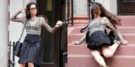 Anne Hathaway Falls Down Stairs While Filming ‘The Devil Wears Prada 2′ Scene 
