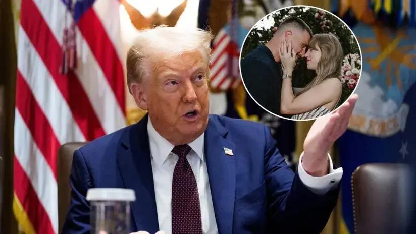 Donald Trump desea suerte a Taylor Swift tras su compromiso con Travis Kelce: "Ella es una persona fantástica"