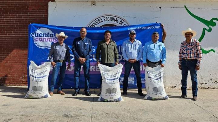 Entregaron 60 toneladas de maíz rolado a productores de Ahumada