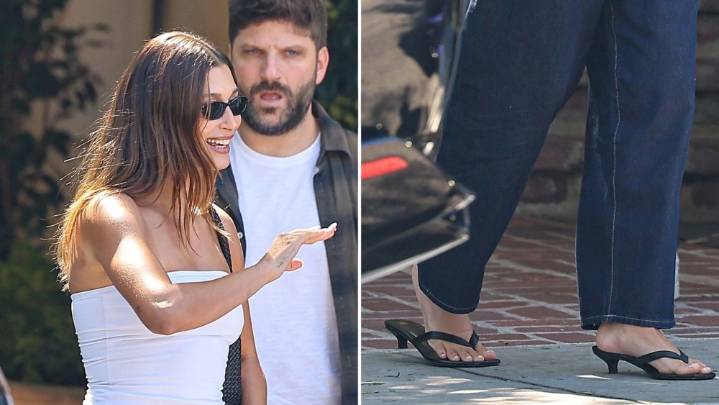 Hailey Bieber Just Backed the Summer’s Most Divisive Shoe Again