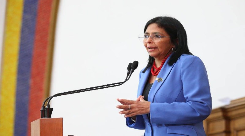 Delcy Rodríguez pide unión de países latinoamericanos ante «amenazas de intervención» de EE.UU.