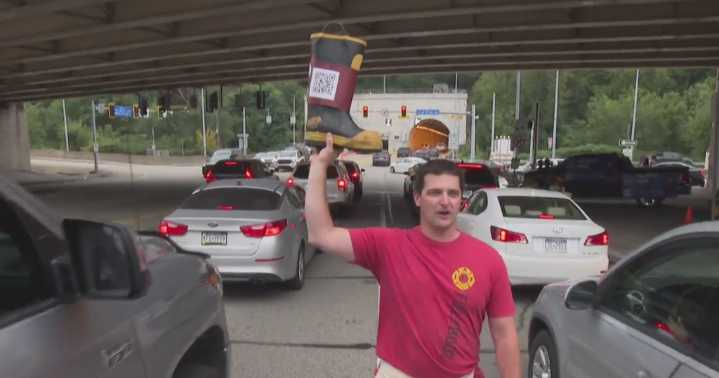 Pittsburgh firefighters hit the streets for another year of the "Fill The Boot" campaign
