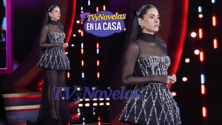 Galilea Montijo luce un elegante vestido en la segunda eliminación de La Casa de los Famosos