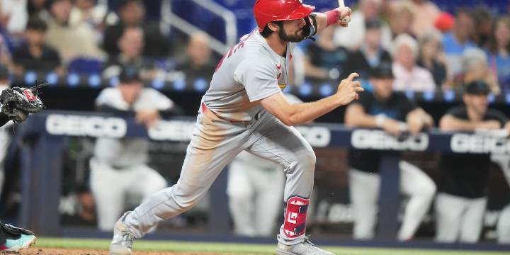 Saggese and Herrera key the Cardinals to a win over the Marlins