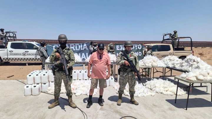 Caen 838 kilos de “cristal” en megaoperativo de la Guardia Nacional en Sonora