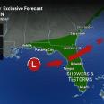 Tropical concerns to focus close to US through Labor Day weekend