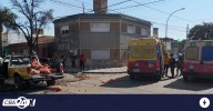 Un choque entre un colectivo y una camioneta en Córdoba dejó varias personas lesionadas