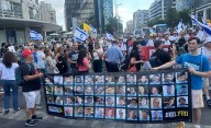 Familiares de rehenes israelíes levantan un campamento de protesta en el límite con Gaza