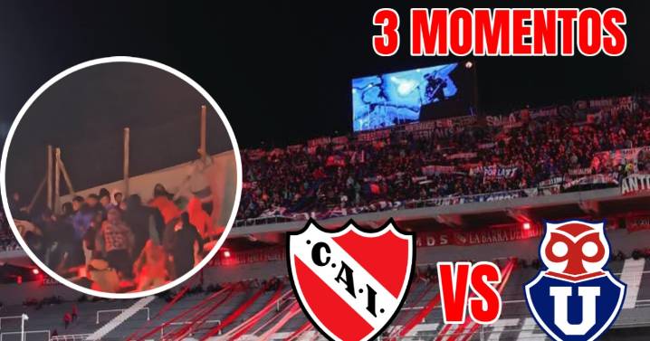 Independiente - U de Chile: los 3 momentos que transformaron un partido de futbol en pelea campal