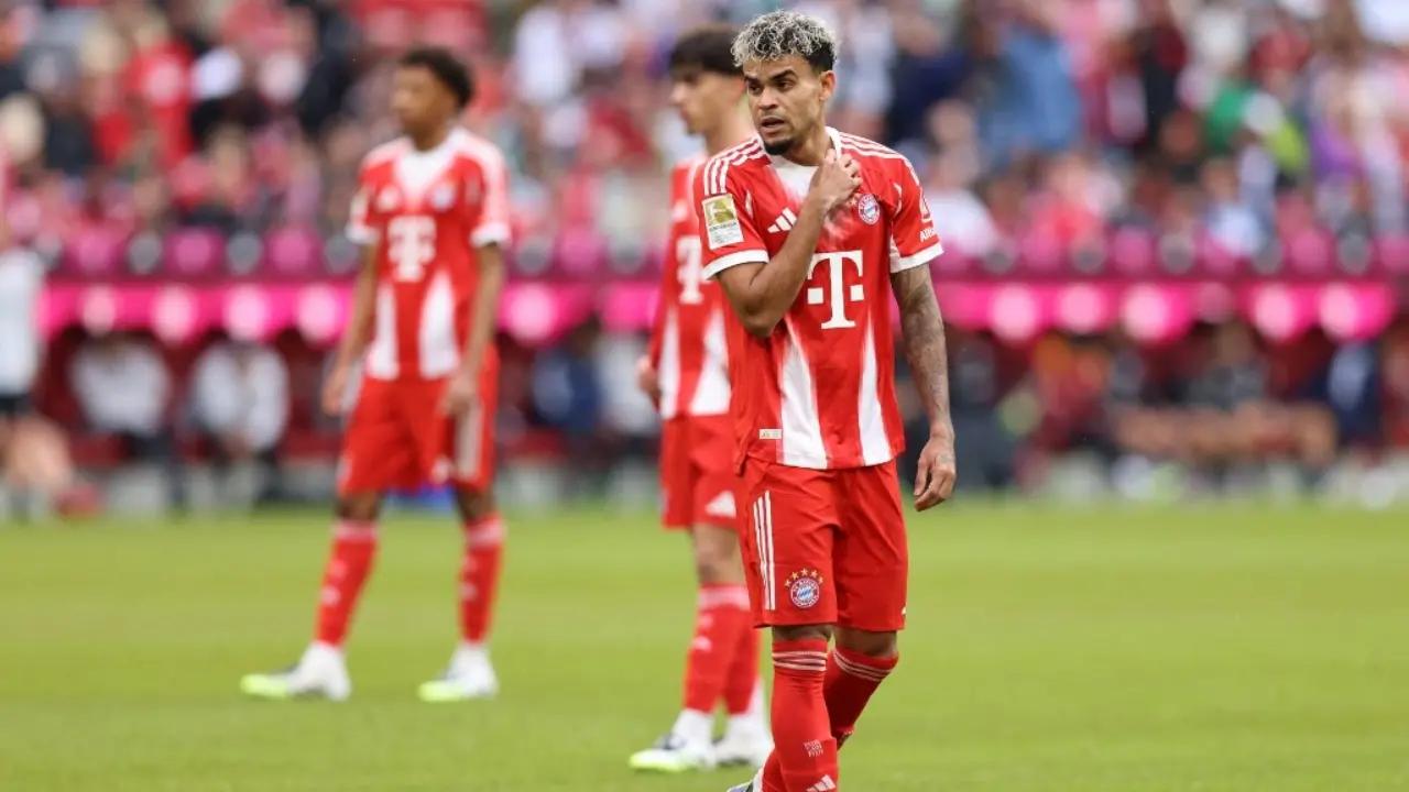Luis Díaz y la opción clara de gol en su debut con Bayern Múnich; vea lo que pasó acá