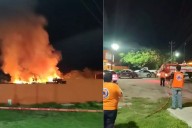 Incendio en exoficinas del Transporte Urbano Municipal en Campeche moviliza a bomberos