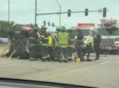 Peoria rollover crash injures one