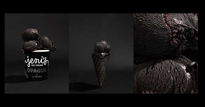Jeni’s Splendid Ice Cream Debuts  All-Black Ice Cream in Collaboration With Artist Cj Hendry