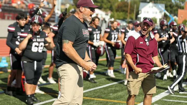 Thomas Welsh's interception seals the win for La Salle football