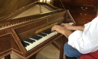 Colonial Williamsburg tradespeople put recreated 18th century spinet up for sale
