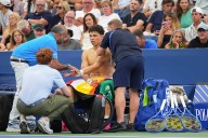 Ben Shelton out of the US Open after injuring shoulder against Mannarino